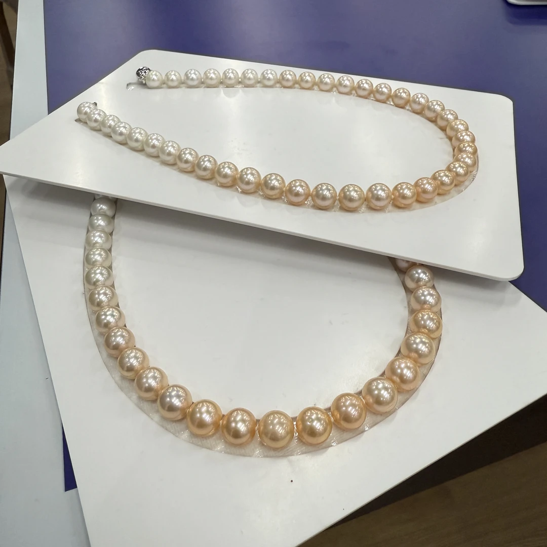 年度榜单渐变落日金｜淡水珍珠项链S925银妈妈9-11m多样发1 FX0277