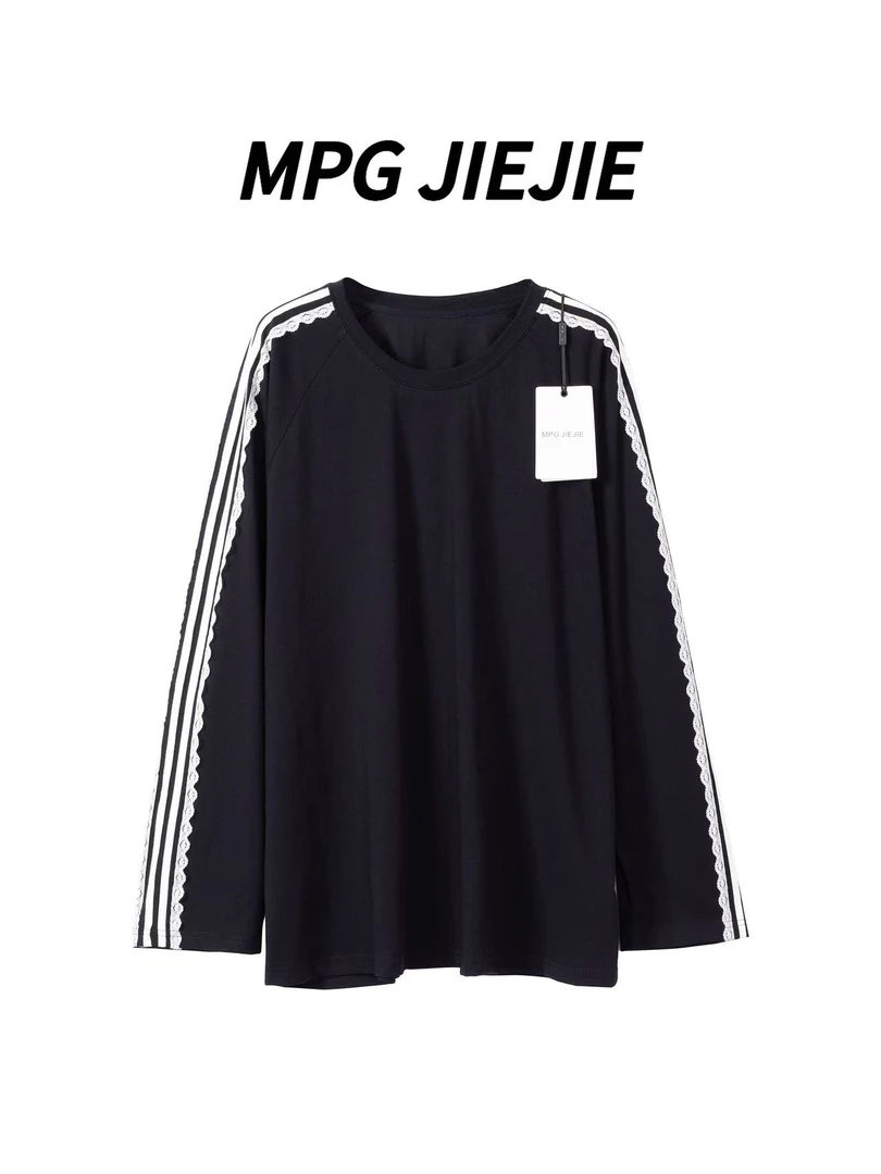 MPG JIEJIE【久别重逢】25早秋韩系ins横条T恤