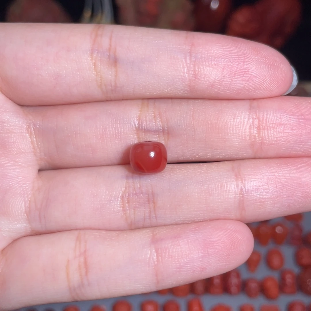 南红玛瑙未镶嵌瓦西老型8.1mm