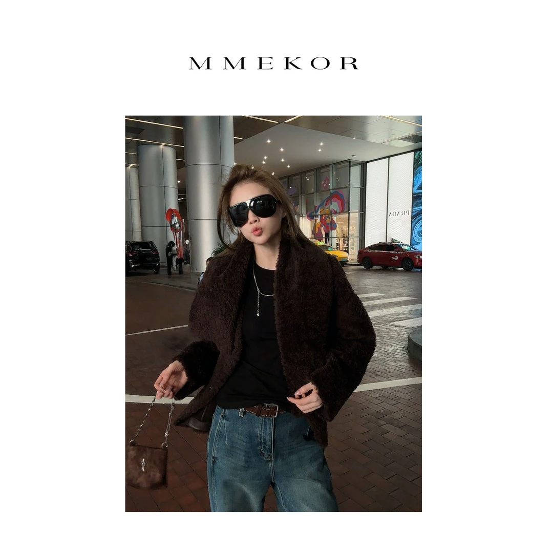 MMEKOR“小棕熊”外套 末日美拉德风时髦上衣 30916