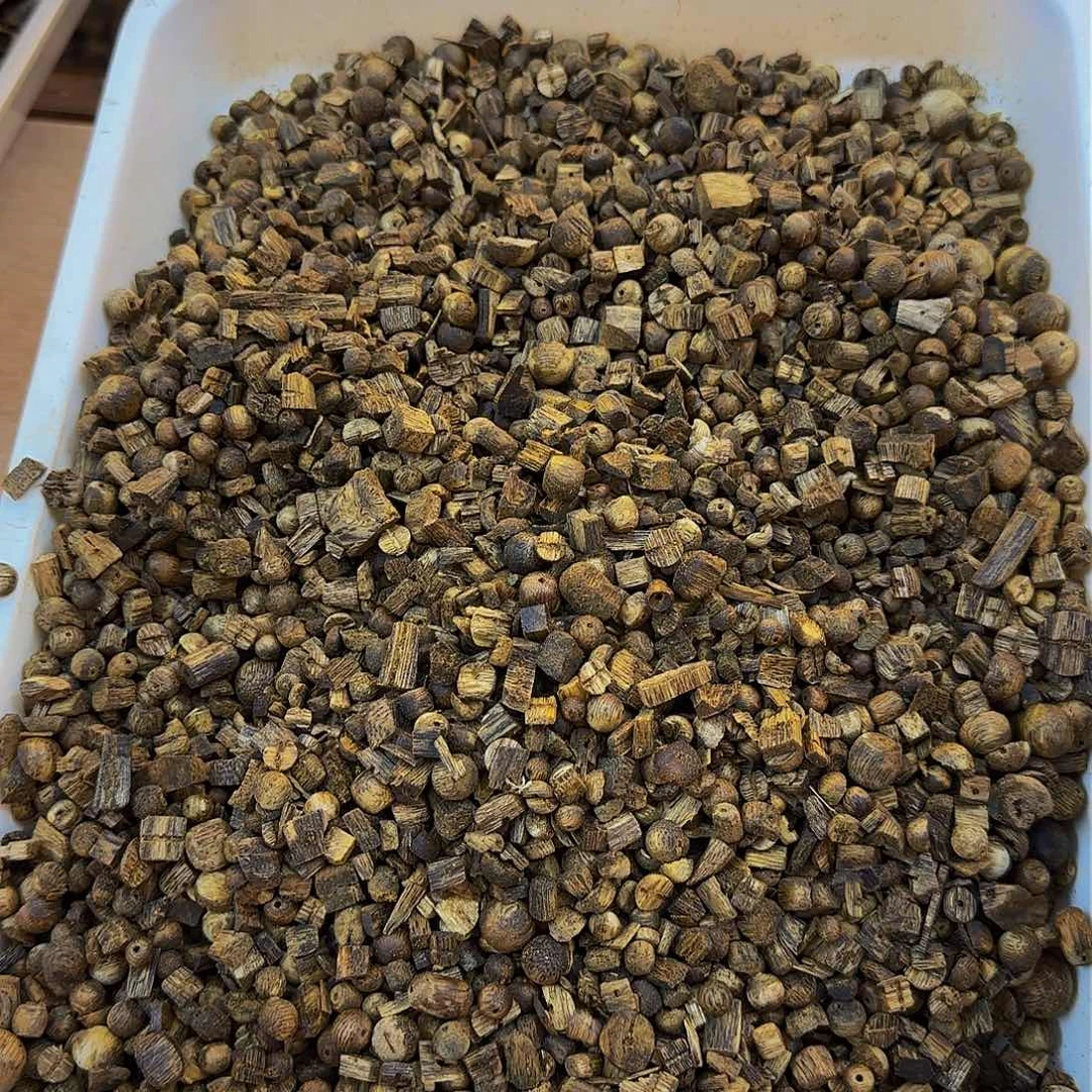 沉香沉香碎屑汝湖品种碎珠子100g