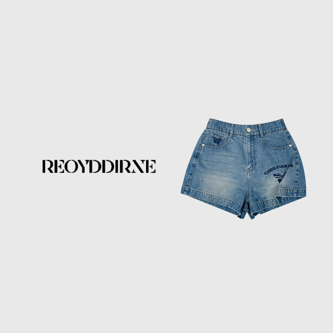 兔兔TUTU-【Reoyddirne】25夏季高腰小众女牛仔短裤115552