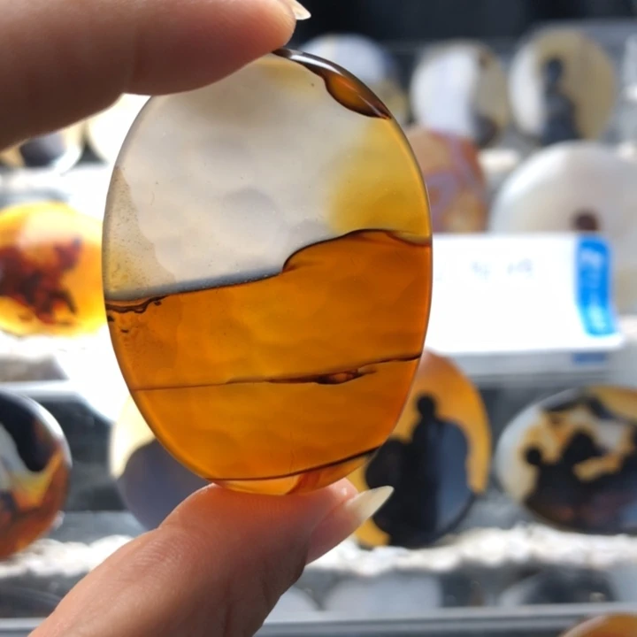 合金玛瑙/玉髓珠宝奇石45