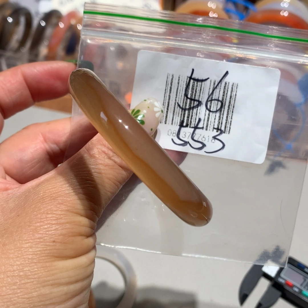 玛瑙/玉髓手镯未镶嵌凤*锁56