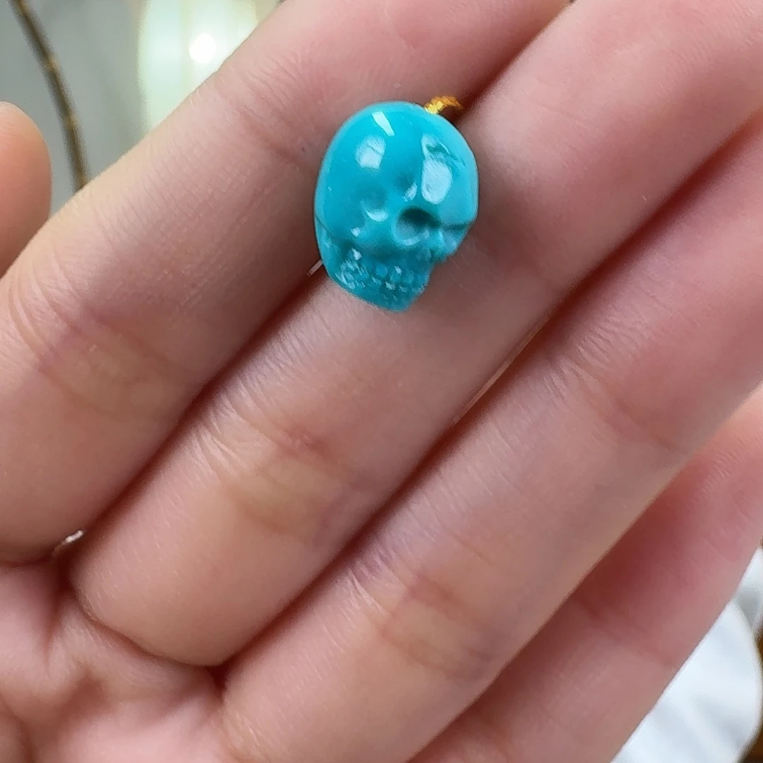 绿松石未镶嵌挂件