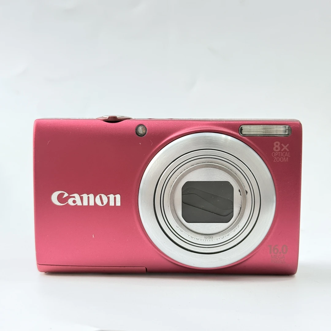 95新 Canon/佳能 a4000红色1600w像素8x光变ccd数码相机