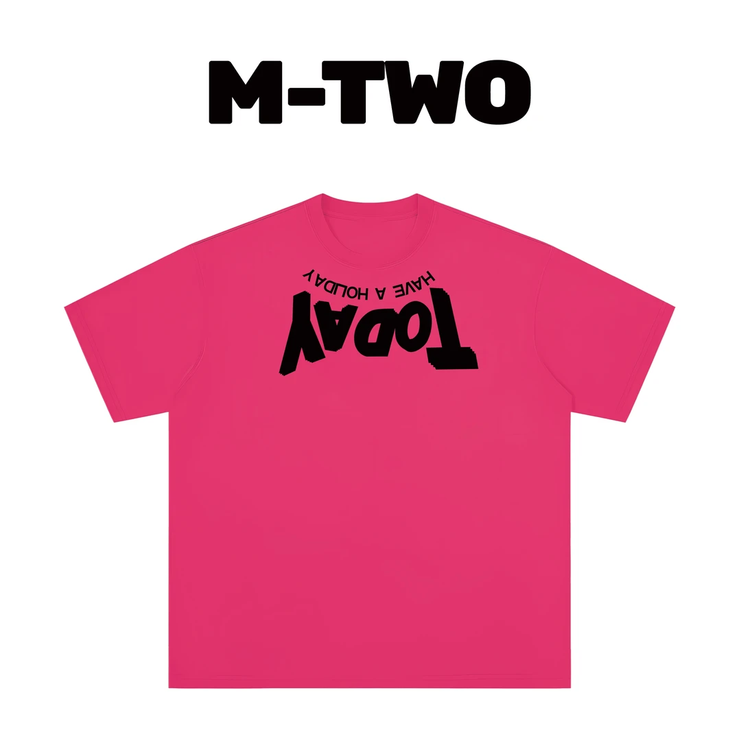 MTWO专柜正品 倒影TODAY 美式复古潮牌短袖