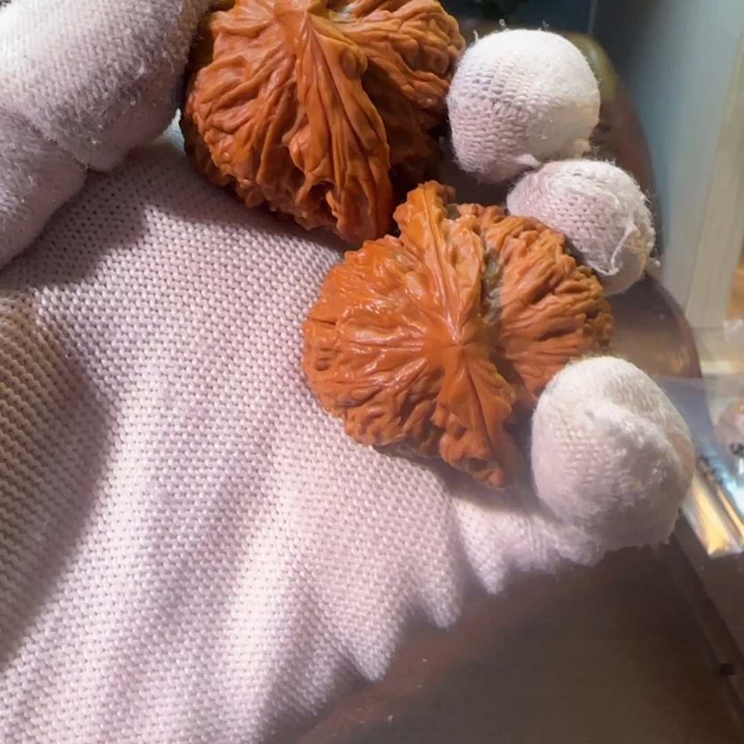 •***•把件文玩核桃三角疆