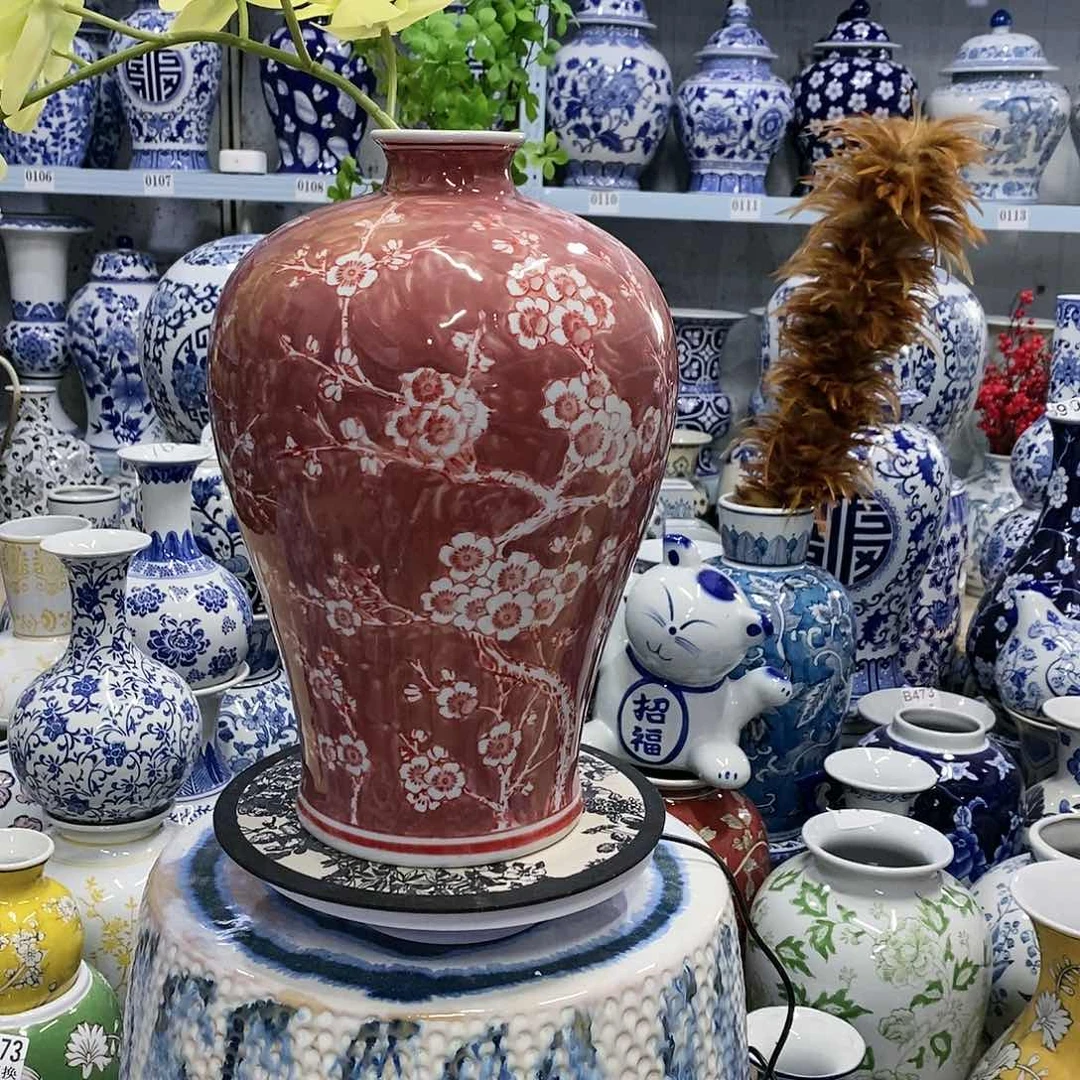 【闪购商品】摆件彩釉花瓶瓷器…………………………