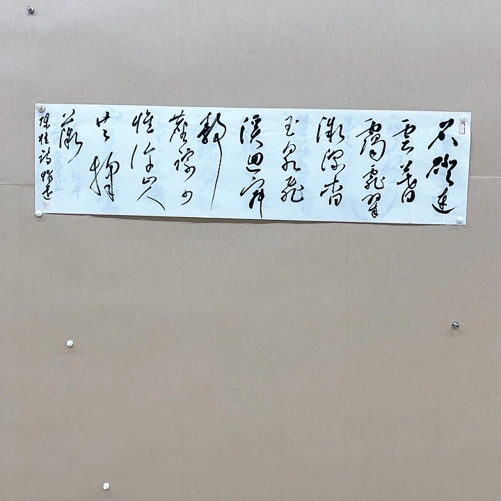 书法陈怀远138*34㎝甘肃