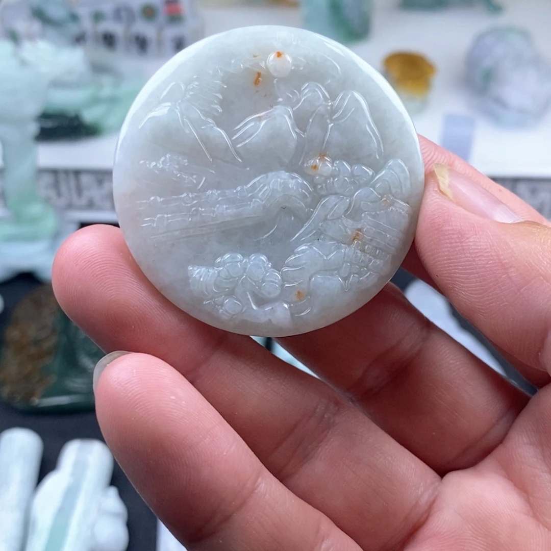 翡翠未镶嵌颈饰天然翡翠