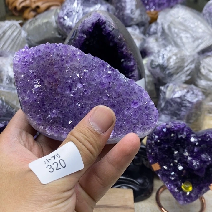 未镶嵌紫晶大型摆件(非配饰)
