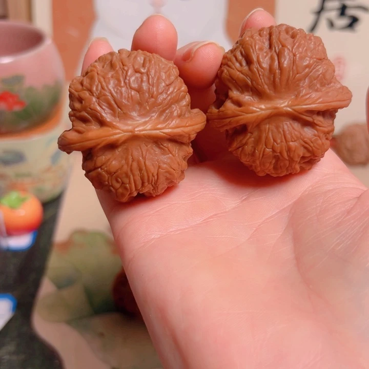 吊坠文玩核桃高配精对好货血麒麟狮子头