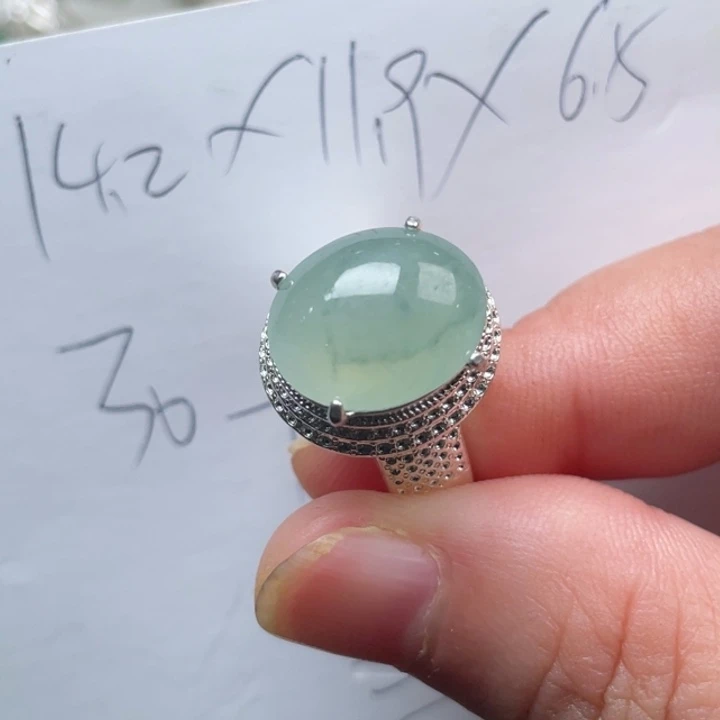 翡翠未镶嵌戒指缅甸天然翡翠