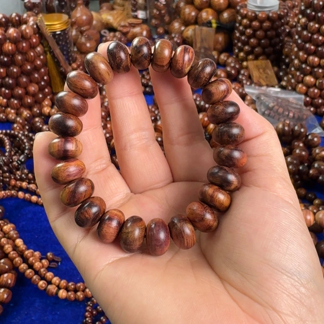 黄花梨/降香黄檀手串/手链海南黄花梨小算盘珠