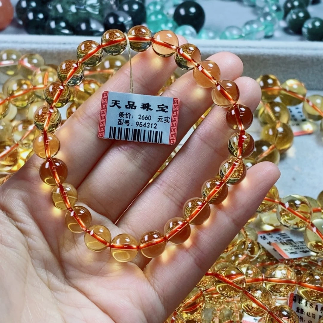未镶嵌水晶手链黄水晶954312