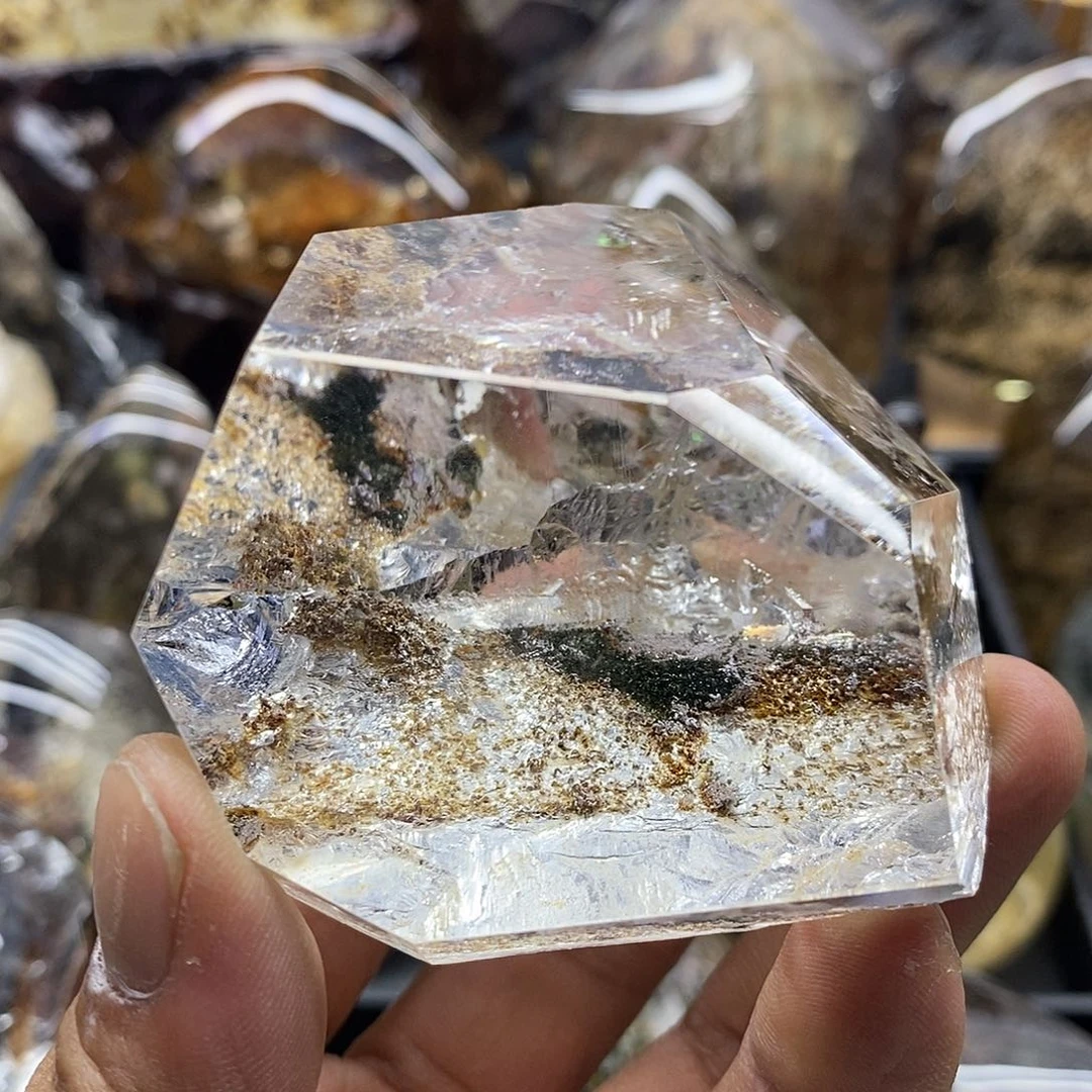 菜***菜水晶珠宝半成品未镶嵌