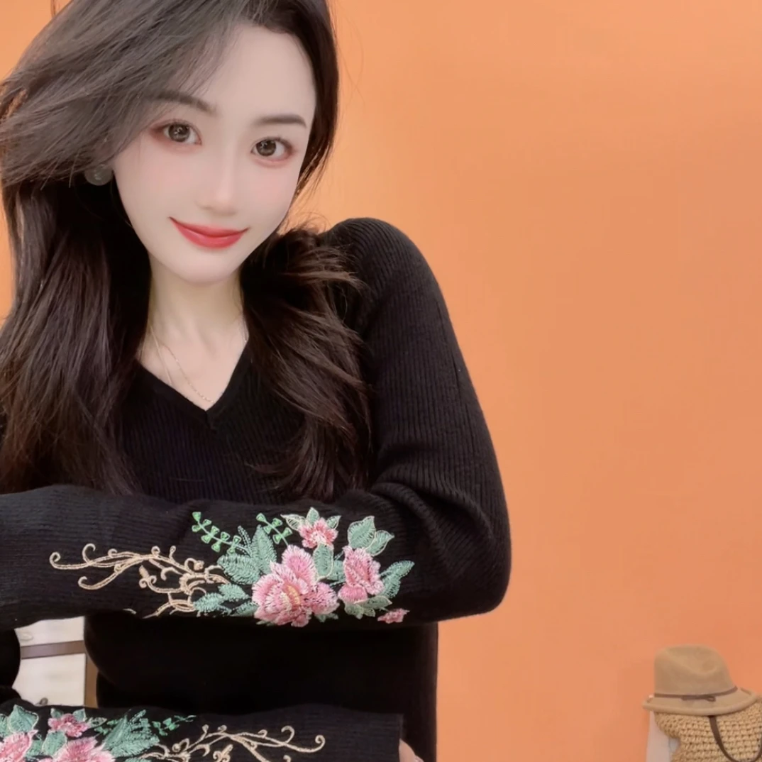 【今日必买羊毛打底】8080羊毛重工加厚打底加厚名族风新中式高端