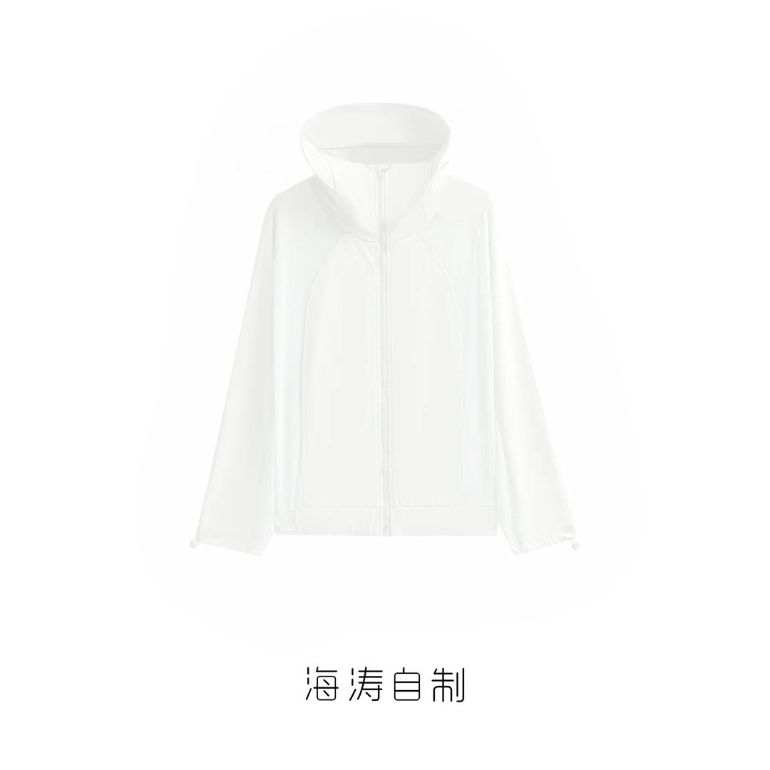 【618大促】63%棉37%索罗娜UPF50+拼接透视连帽防晒衫 HMR3006