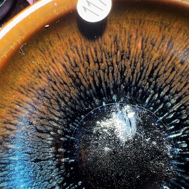 茶盏开*野建窑建盏茶器117