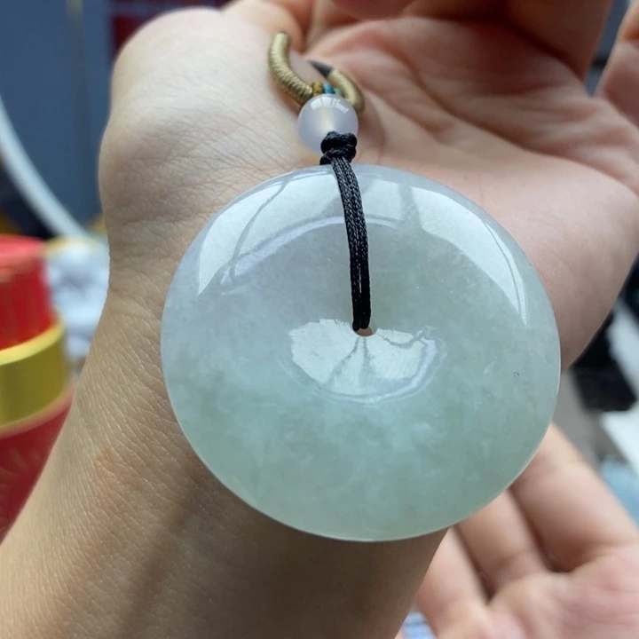 翡翠未镶嵌颈饰吊坠1