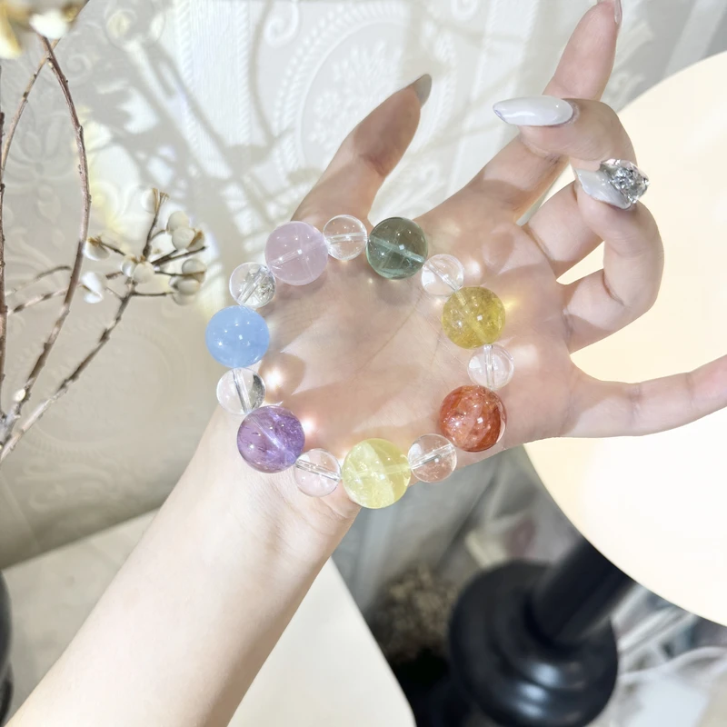 F*彩幻星芒*天然水晶手串