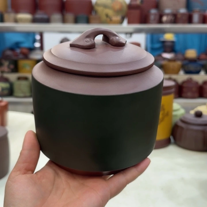 茶叶罐紫砂孤品漏