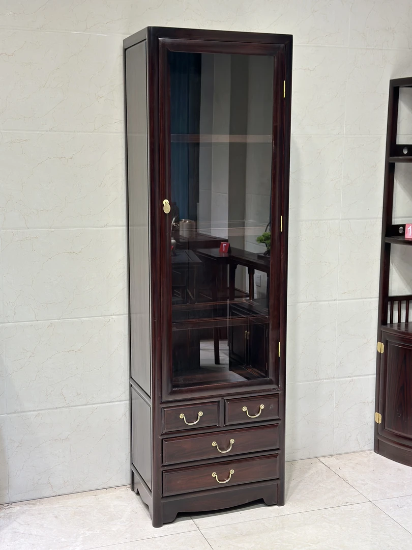 南美黑酸枝198酒柜储物柜玻璃展示柜