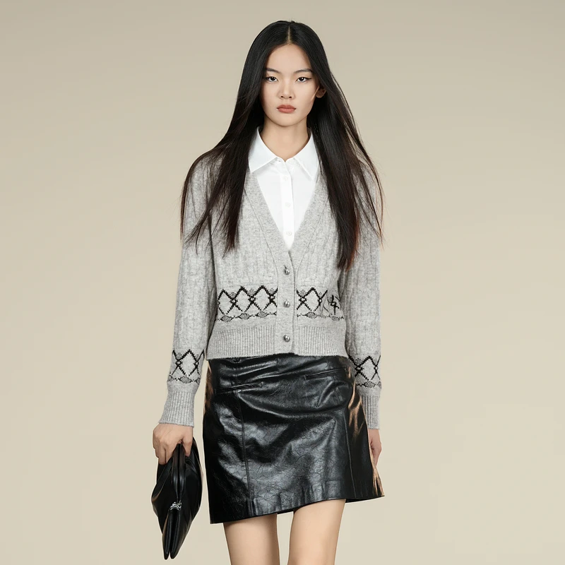 毛针织衫XK411056B184