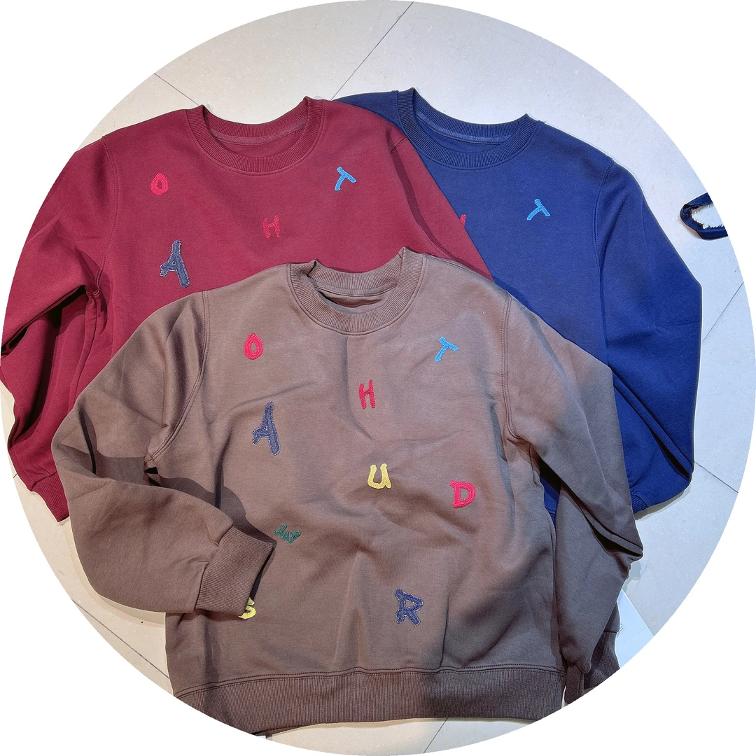 【肉总】秋款彩色字母长袖卫衣