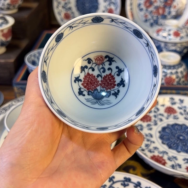 摆件景德镇茶器百宝箱陶瓷