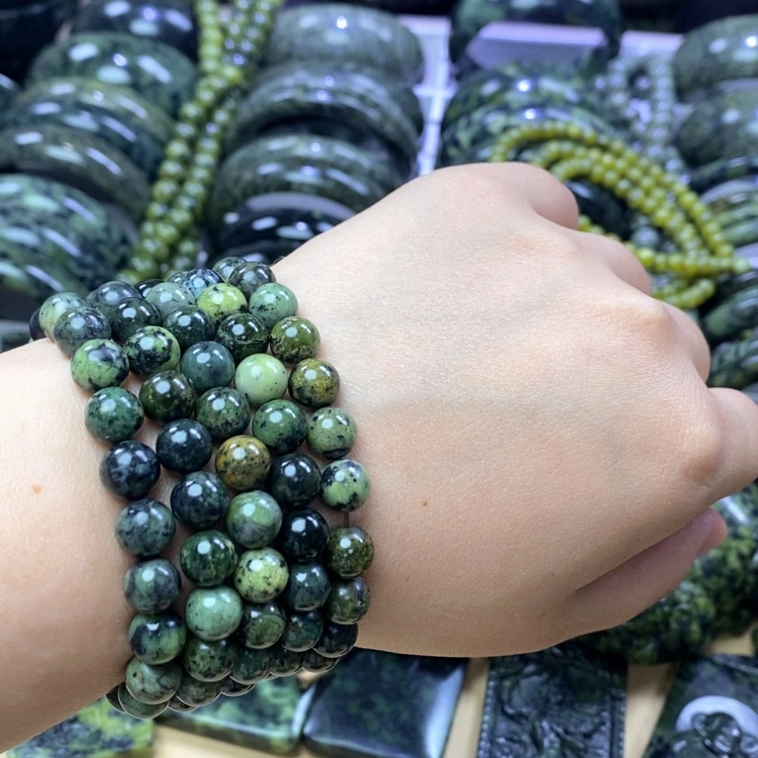 蛇纹石玉未镶嵌手串