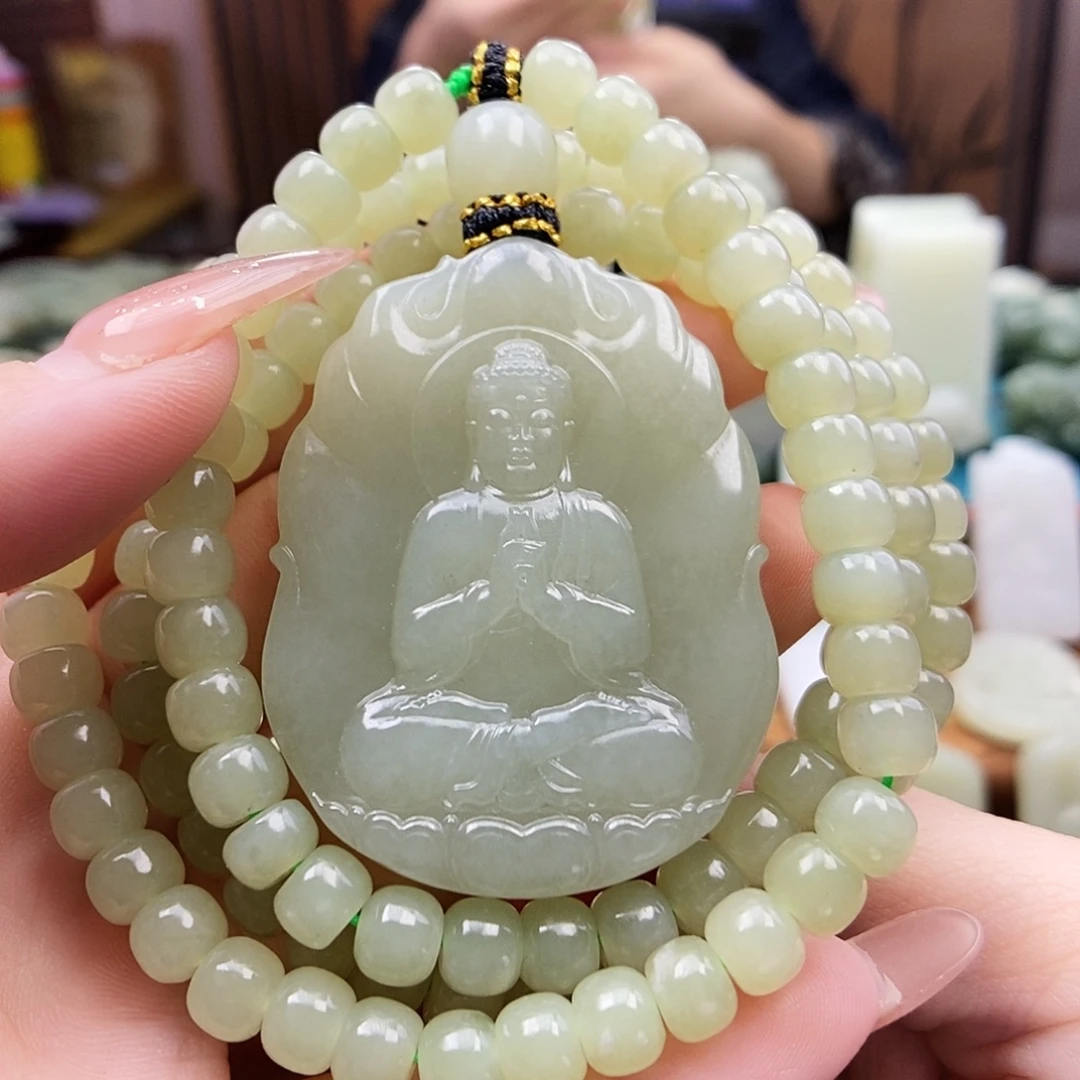 *****和田玉未镶嵌颈饰