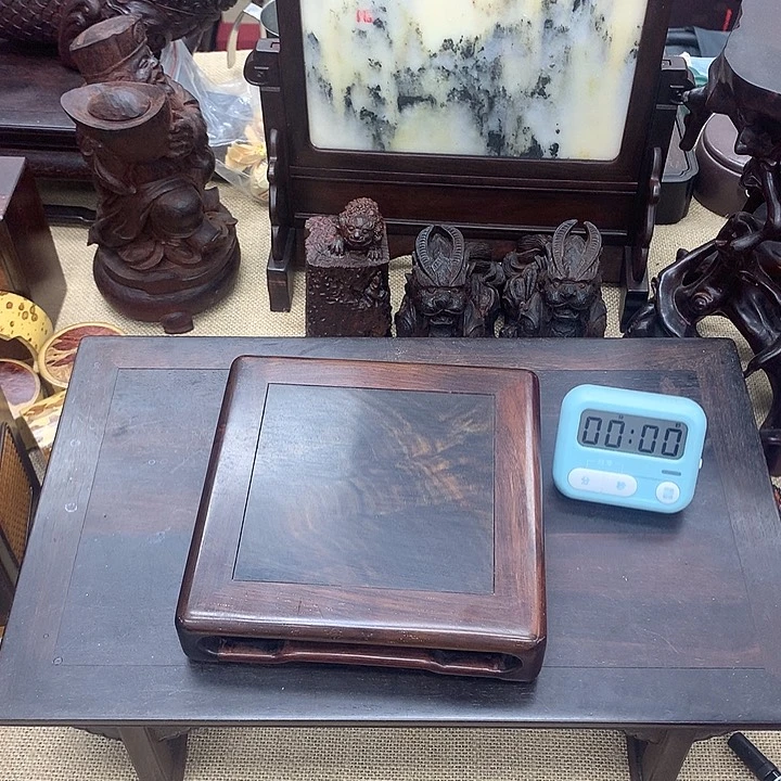 藤类乔*大红酸枝15正方圆角独板