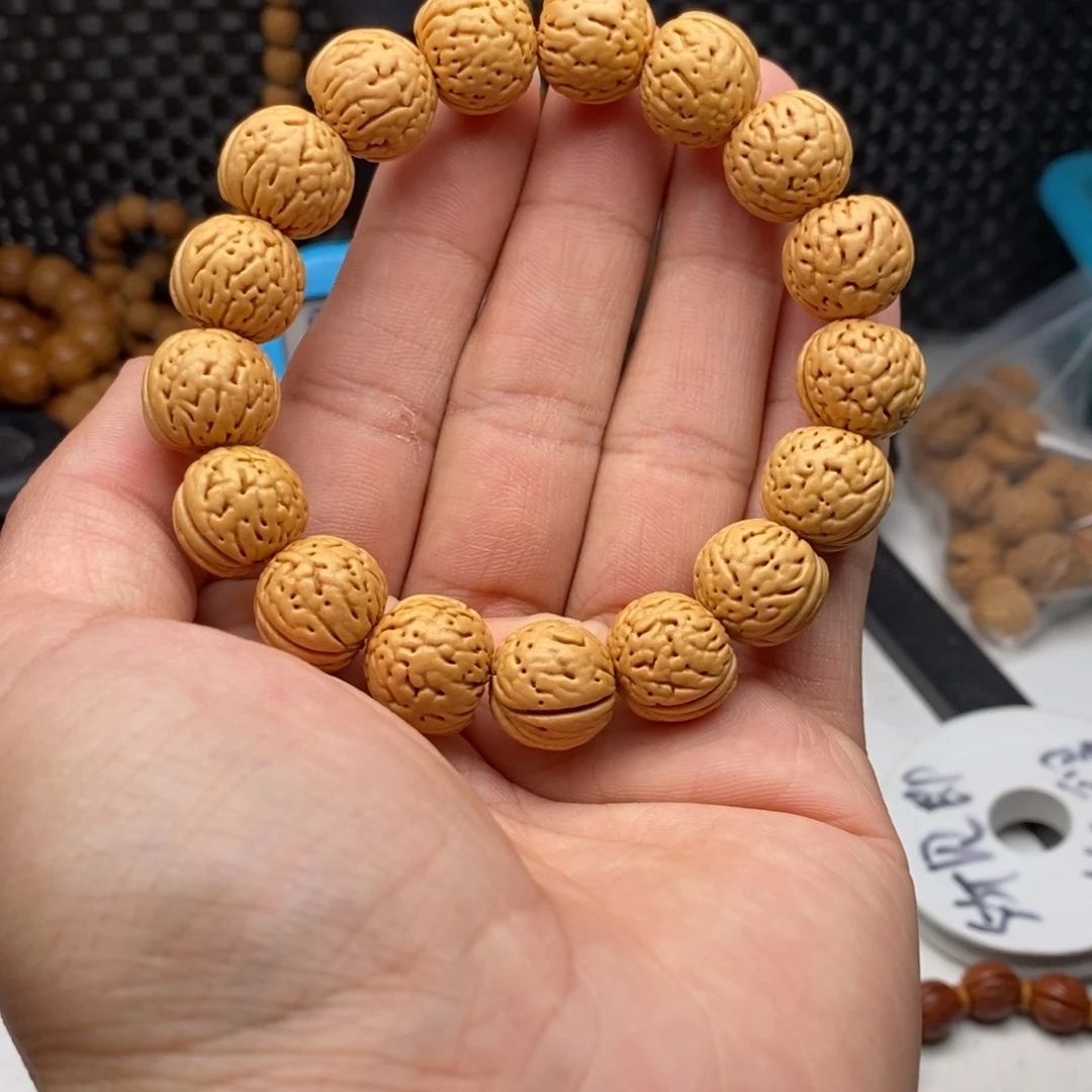 文玩核桃手串金丹桃核