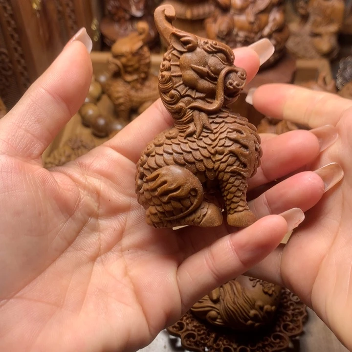 檀香木其他用****8老山檀香手把件