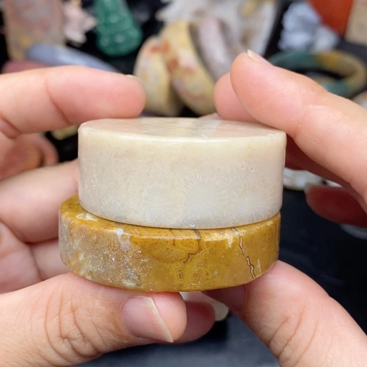 硅化玉颈饰未镶嵌