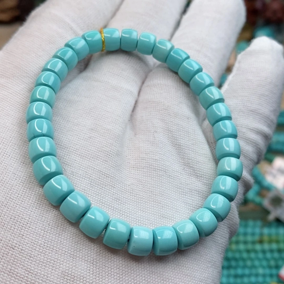 绿松石珠宝奇石18K金镶嵌