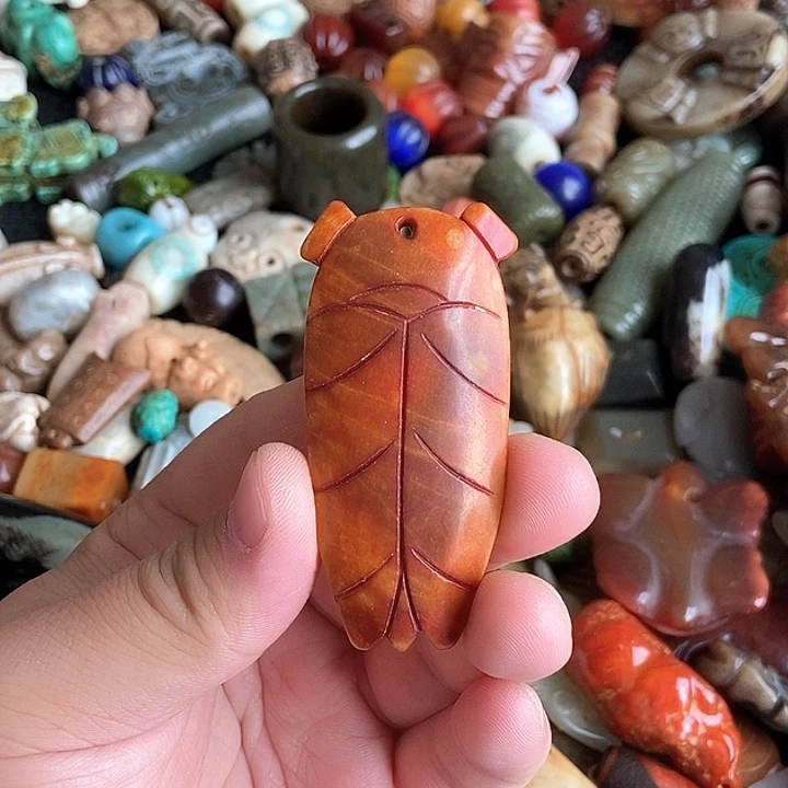 和田玉未镶嵌颈饰23