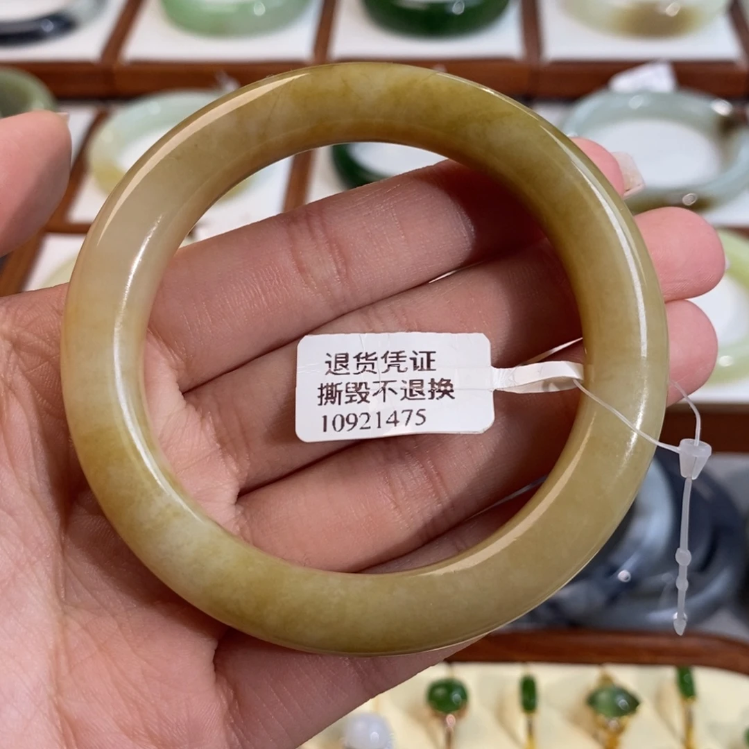 和田玉未镶嵌手镯q且末意境糖55/56