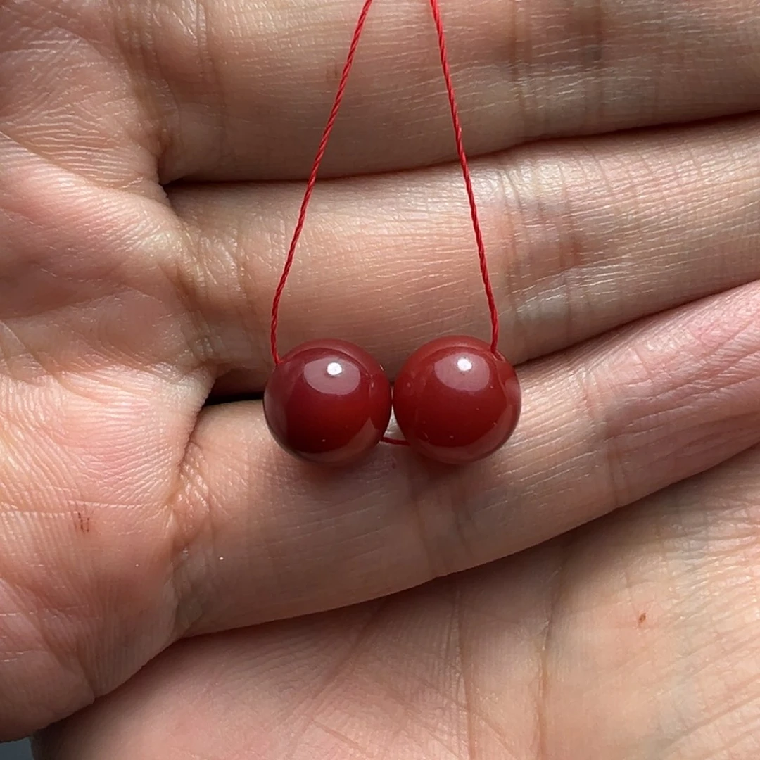 南红玛瑙颈饰未镶嵌亮*