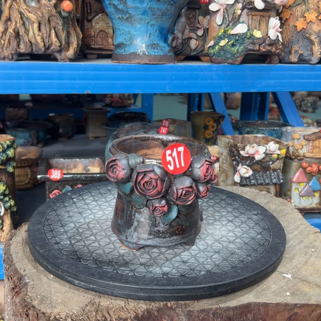 517 号陶然花器手工花盆