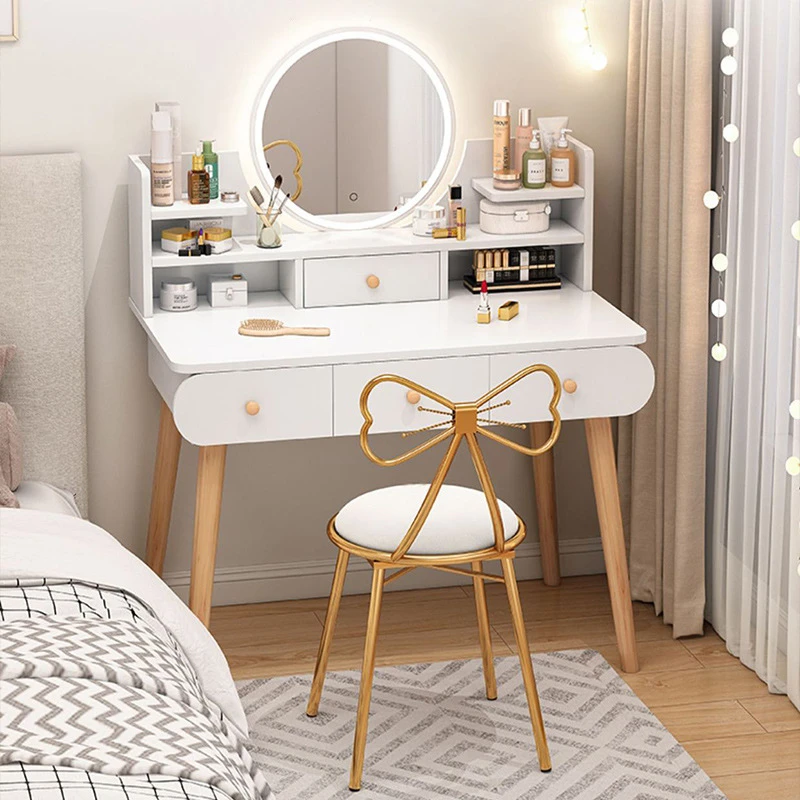 梳妆台轻奢高级感化妆桌智能镜一体现代简约小户型卧室化妆台
