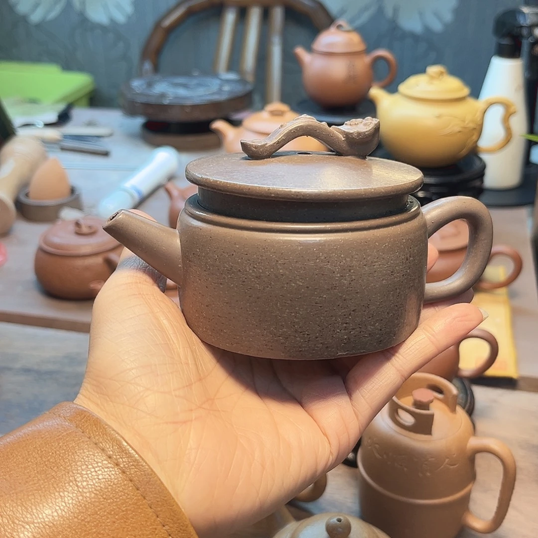 快***事茶壶紫砂手工制作原矿紫砂