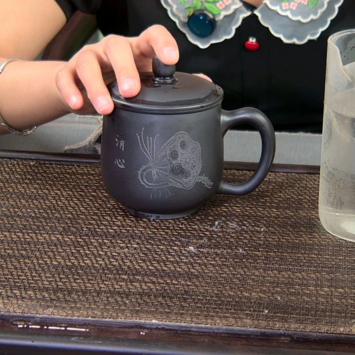 茶杯紫砂高货放漏