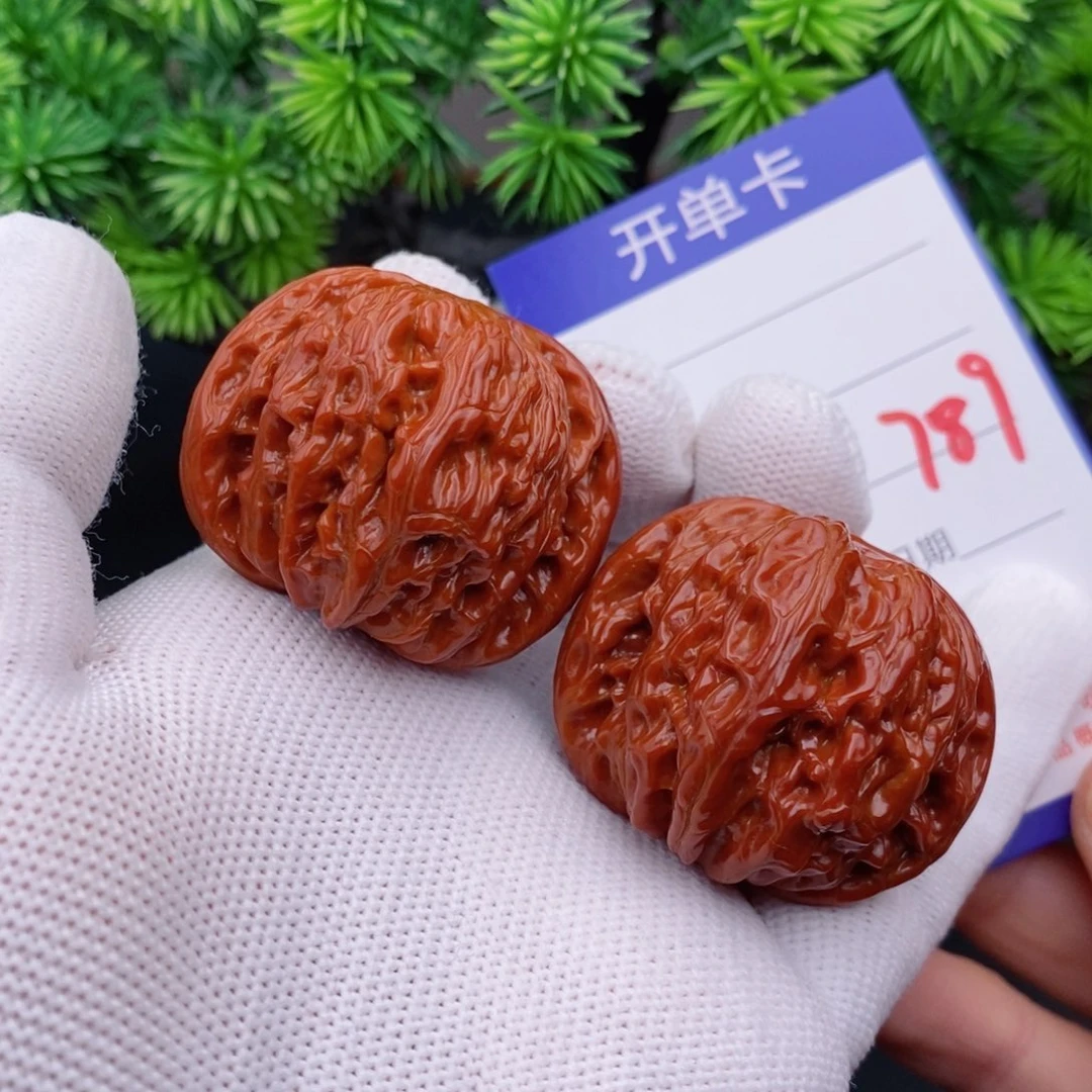文玩核桃把件40磨盘789