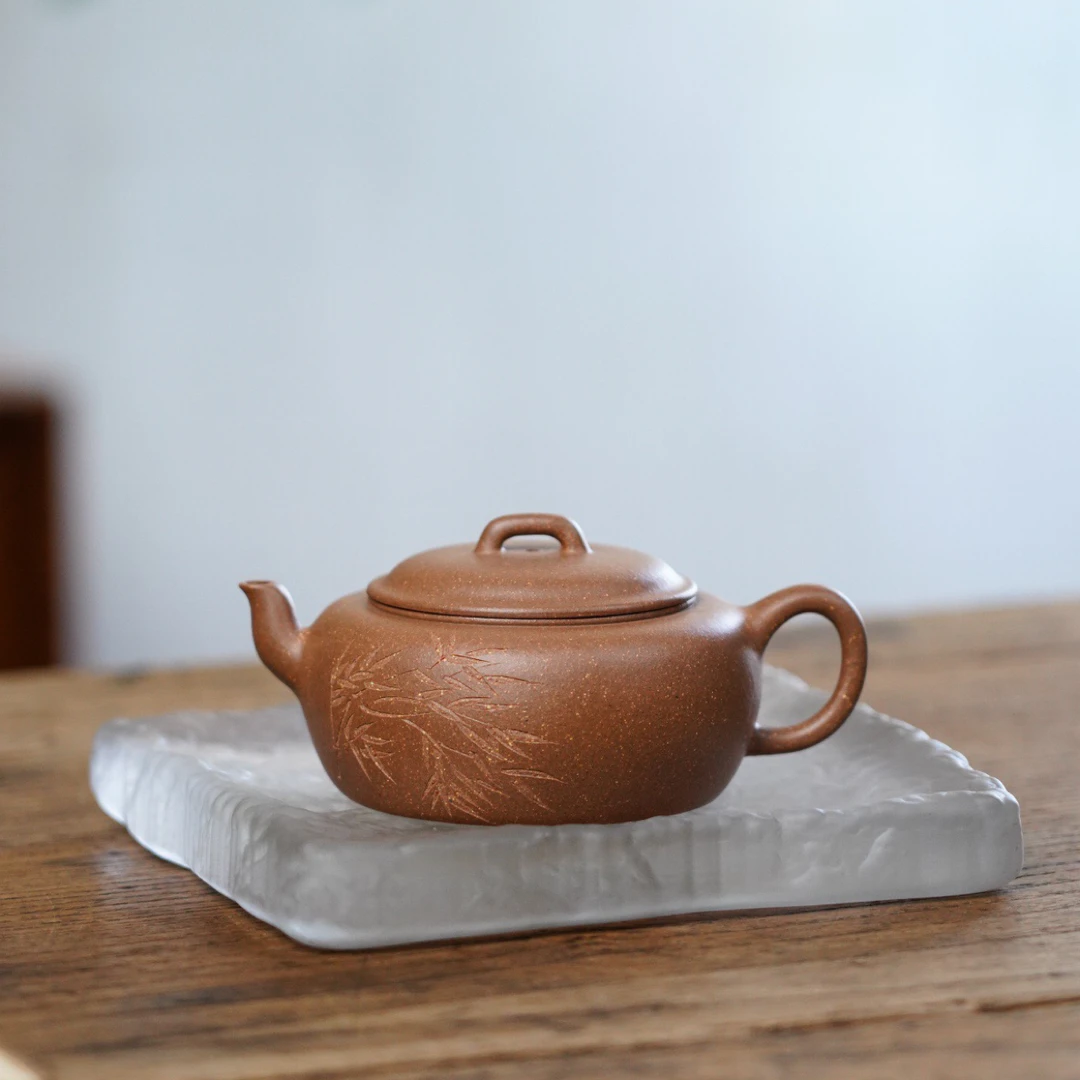 精品推荐！品名：竹缘 紫砂壶 180cc