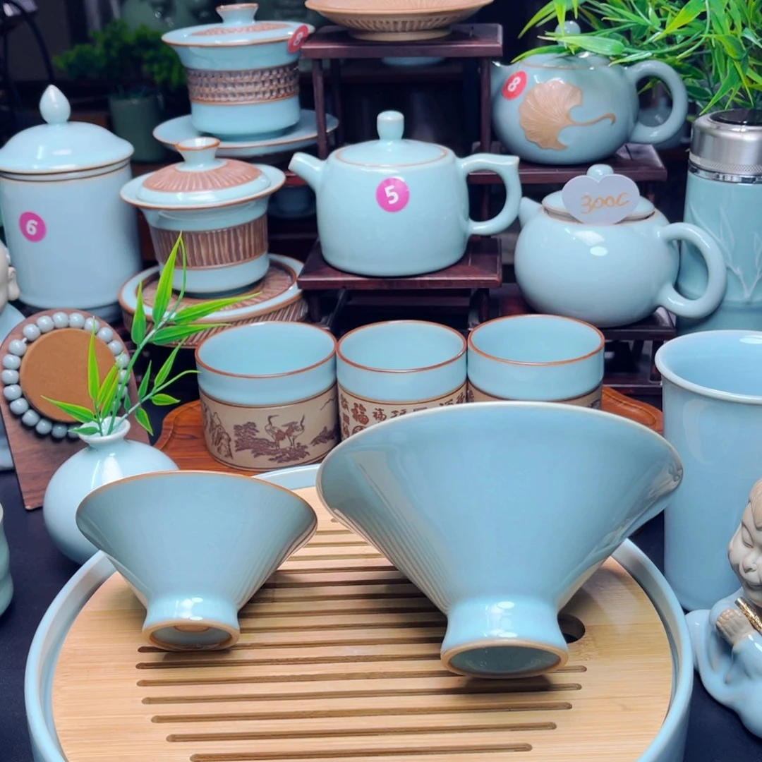 【闪购商品】汝瓷，壶，盖碗，手串，正品，两个