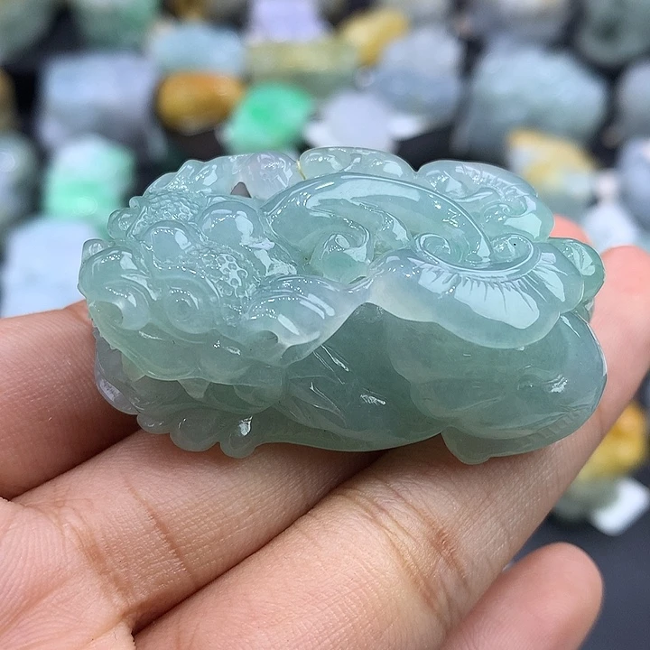 翡翠未镶嵌颈饰天然缅甸翡翠