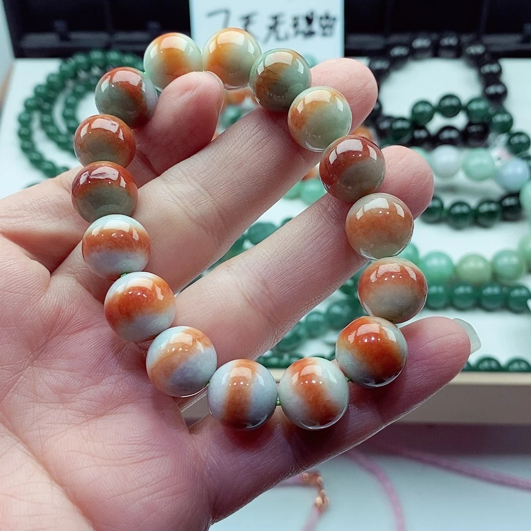 翡翠未镶嵌毛衣链